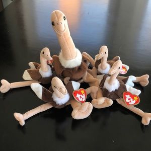 Beanie Baby Stretch and family.